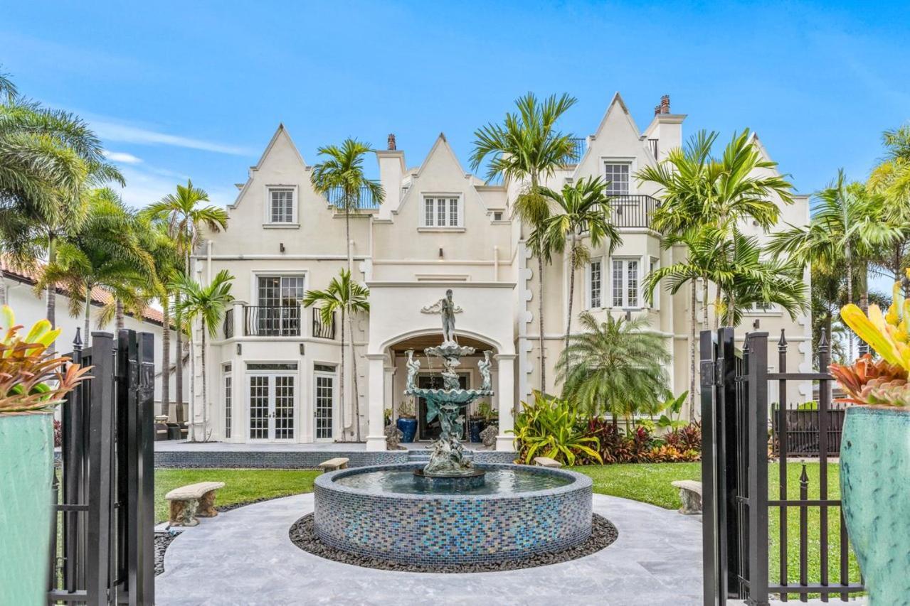 The Modern Castle Canal View Access Rooftop Living Greenhouse Vlllas Fort Lauderdale Buitenkant foto