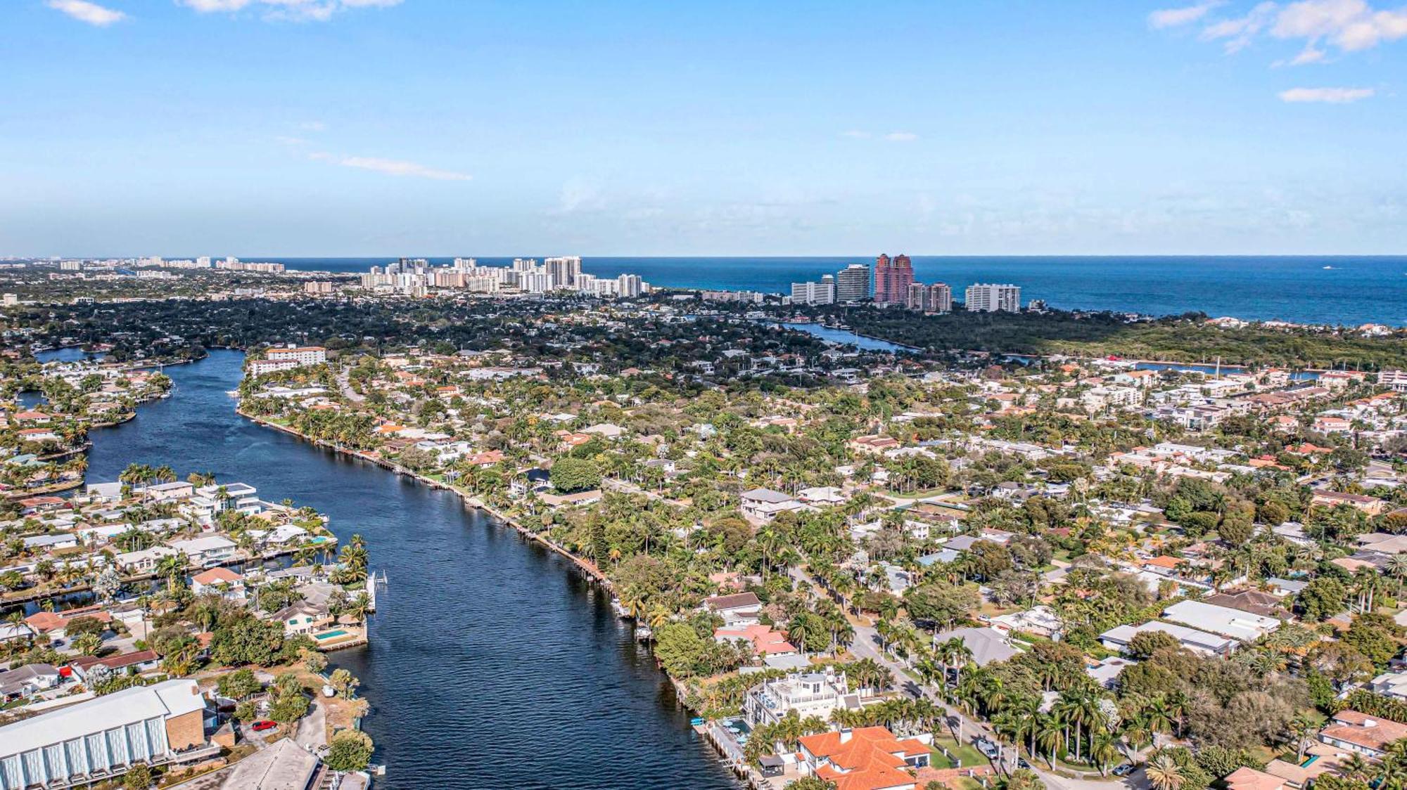 The Modern Castle Canal View Access Rooftop Living Greenhouse Vlllas Fort Lauderdale Buitenkant foto
